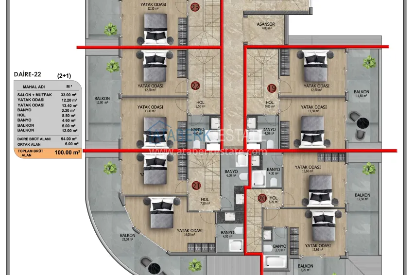 Buy cheap Premium residences in the Kestel area - property from the developer 4 