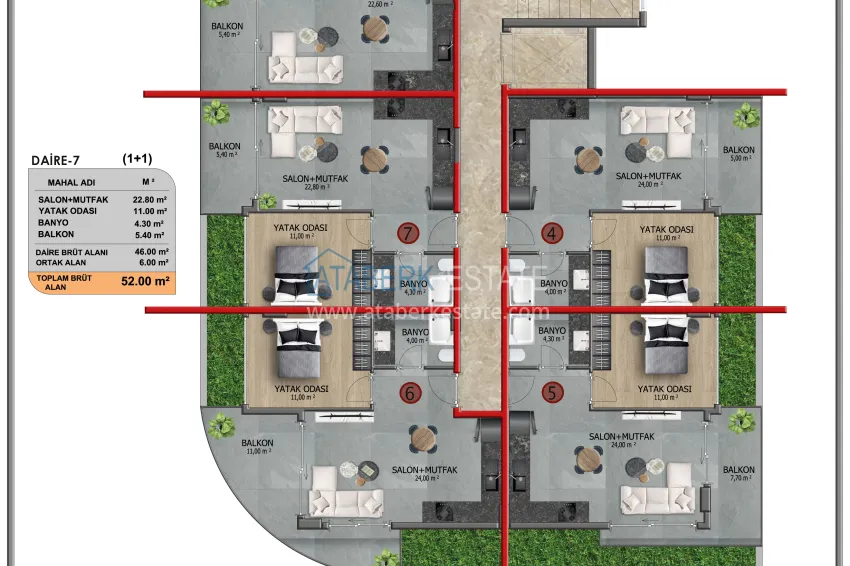 Buy cheap Premium residences in the Kestel area - property from the developer 5 