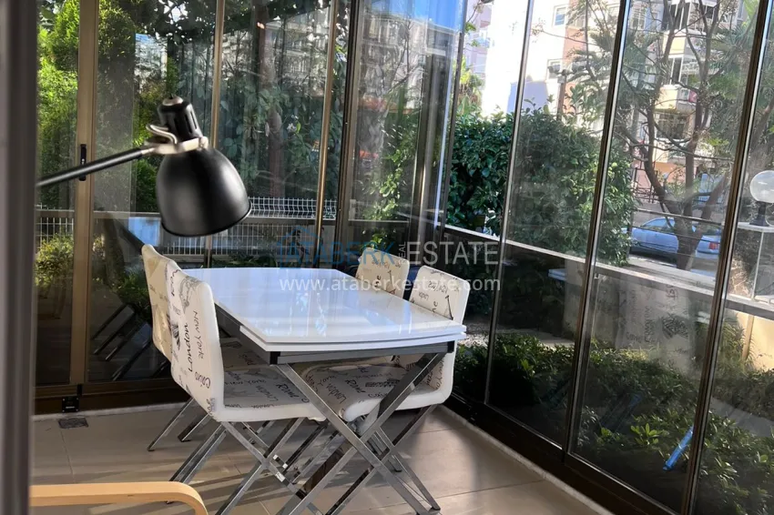 Purchase 2+1 apartment in Antalya with furniture, glazed balcony and gasification - Konyaalti district 8 