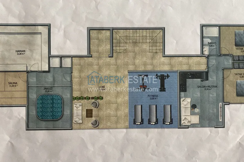 Buy cheap 1+1 apartment in Avsallar in a new boutique complex 2