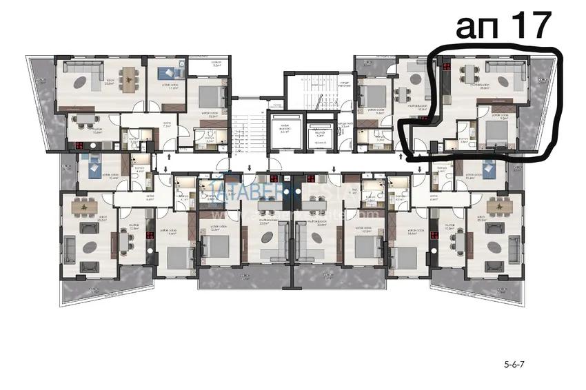 Buy cheap Finished apartment in a new building near the sea — Alanya, Mahmutlar 2 