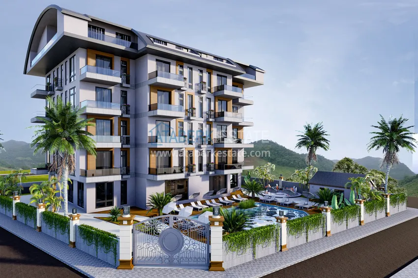 Apartments from the developer in Oba district, Alanya 1