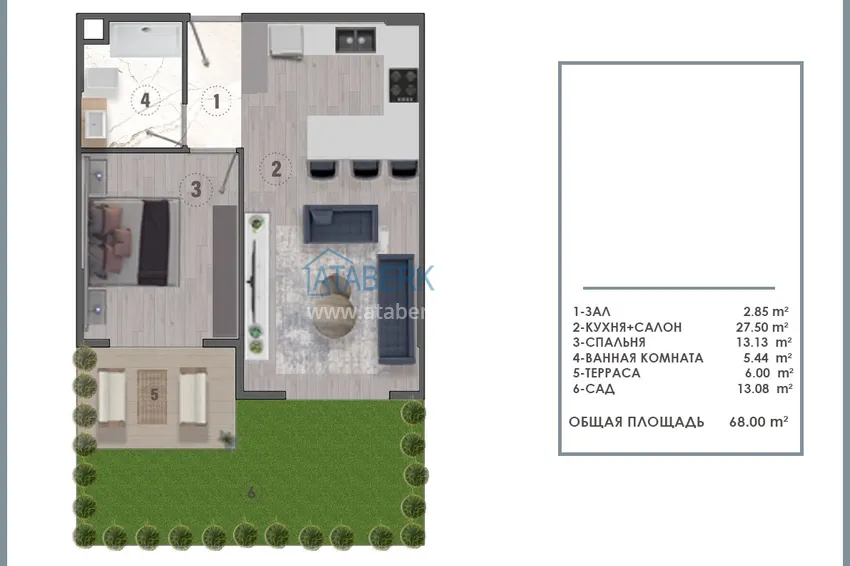 Buy cheap New construction project of a complex with a 5-star hotel concept – Antalya, Altintas 1