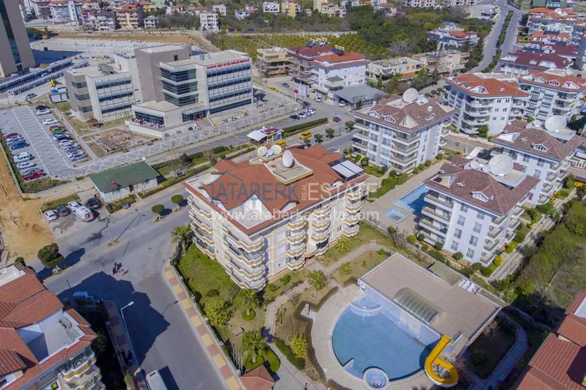 Two-bedroom apartment in Oba in a comfortable complex 5 