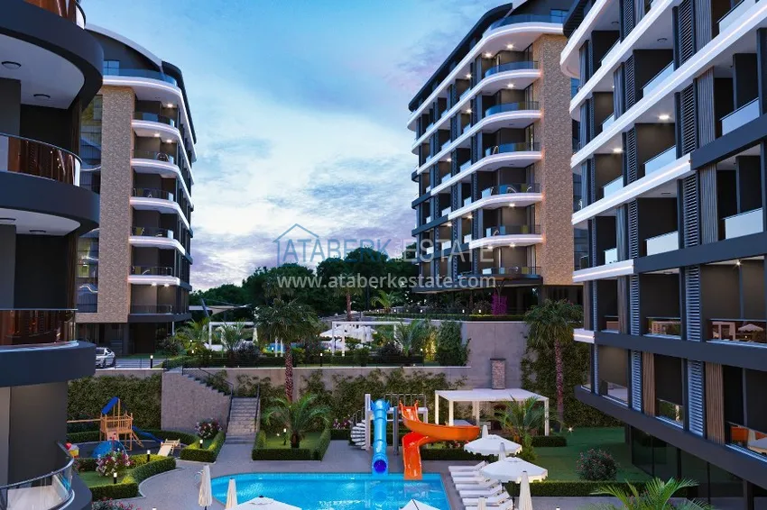 A new stylish investment project at the excavation stage in Oba, Alanya 10 