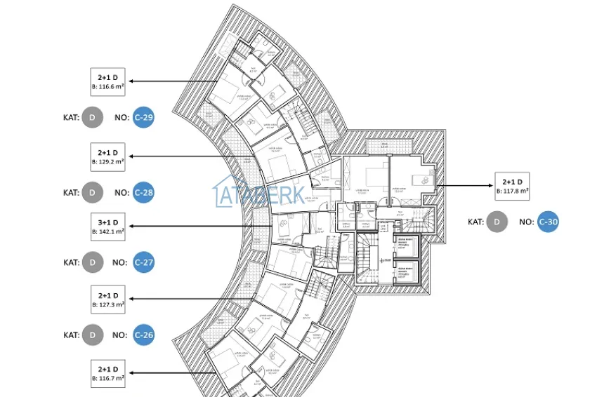 Buy cheap Luxury real estate from a developer in Alanya, Oba district 16