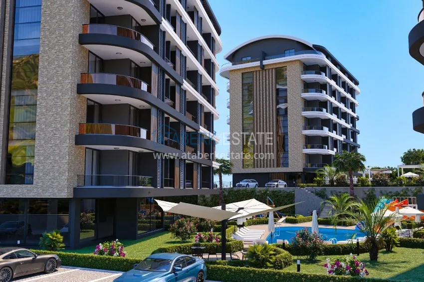 A new stylish investment project at the excavation stage in Oba, Alanya 12 
