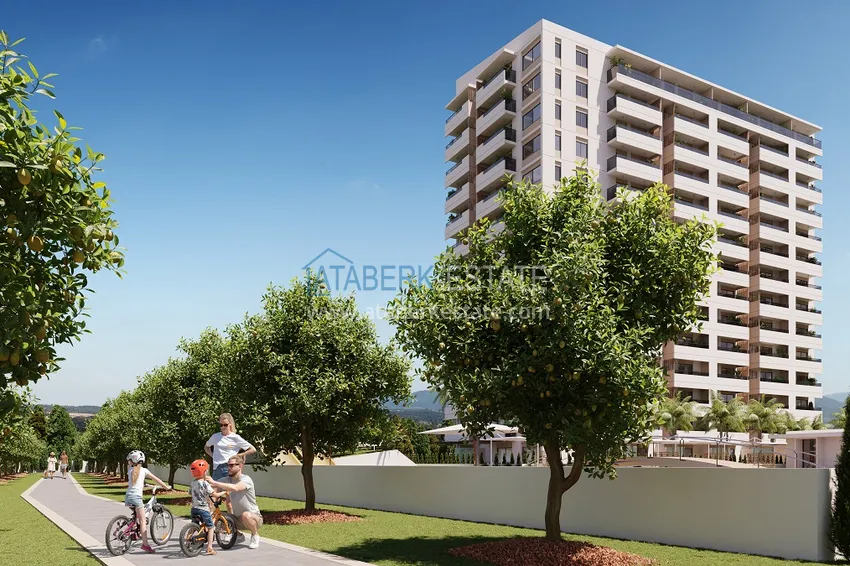 Investment-profitable premium class project on the 2nd coastline in Mersin 13