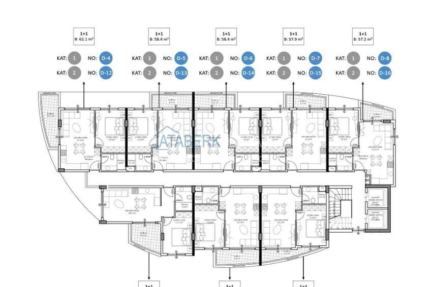 Buy cheap Luxury real estate from a developer in Alanya, Oba district 17
