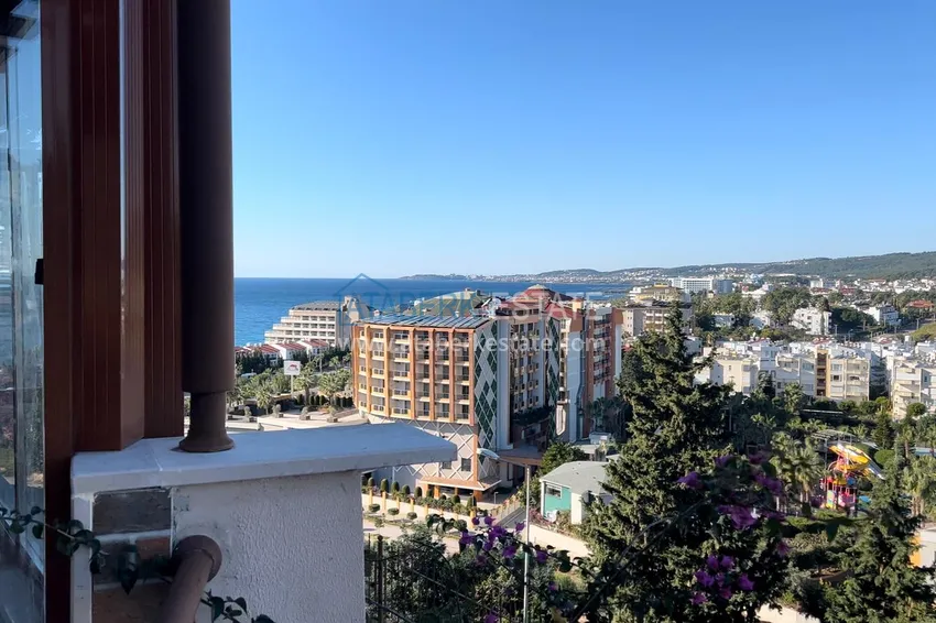 Purchase Apartment with furniture, private sauna and sea view in a townhouse – Alanya, Avsallar 13 