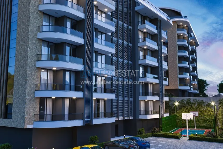 A new stylish investment project at the excavation stage in Oba, Alanya 15 