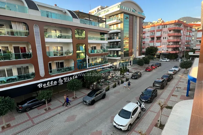 Purchase  Furnished 2+1 apartment with mountain and sea views, Alanya center Cleopatra beach area 15 