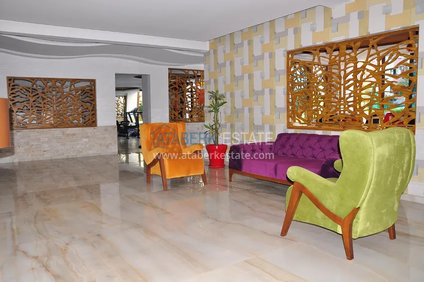 1+1 furnished apartment for rent in the center of Mahmutlar No. 4 18 