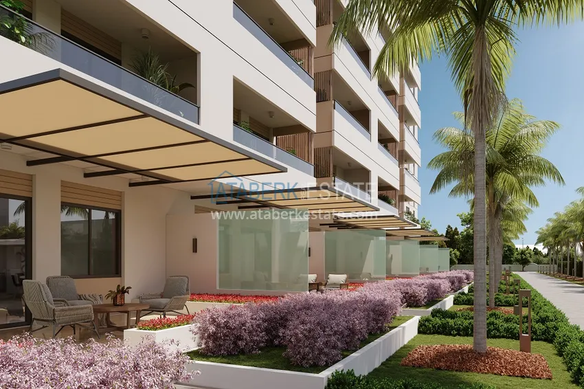 Investment-profitable premium class project on the 2nd coastline in Mersin 17