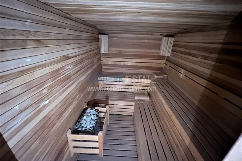 View duplex apartments 3 + 1 in a modern complex - Alanya, Oba district 22 