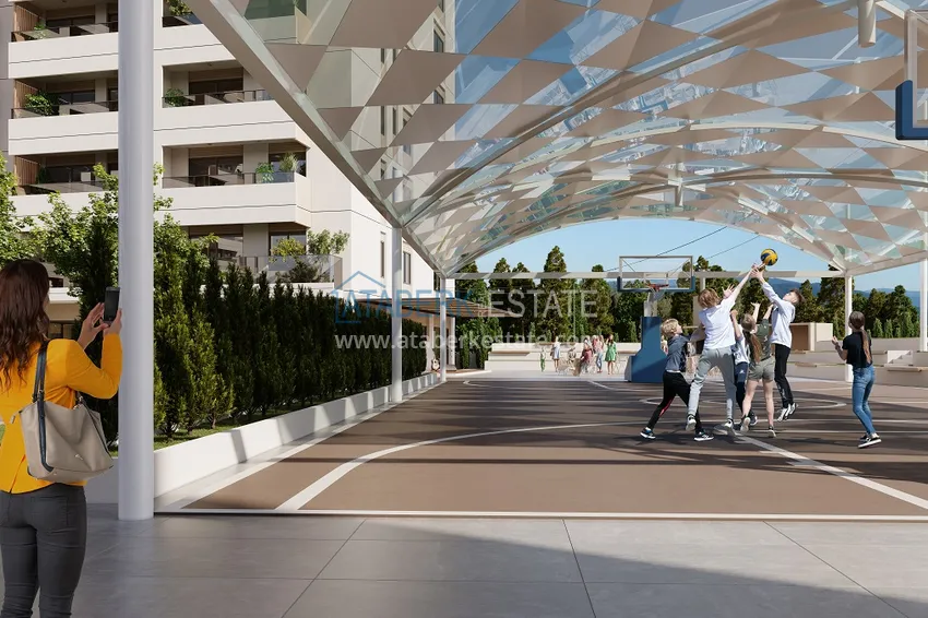 Investment-profitable premium class project on the 2nd coastline in Mersin 19