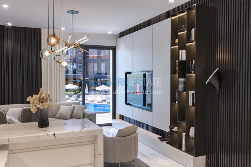 Purchase  A new stylish investment project at the excavation stage in Oba, Alanya 3 