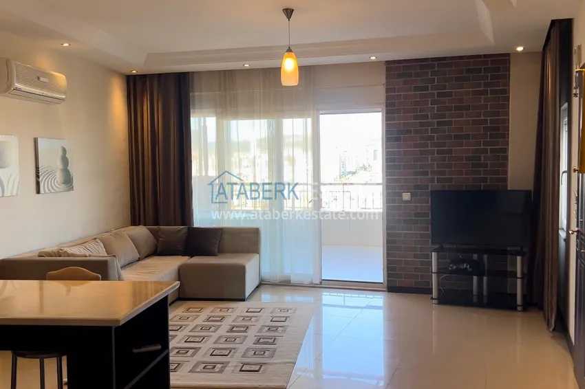 Purchase Apartment with furniture, private sauna and sea view in a townhouse – Alanya, Avsallar 1 