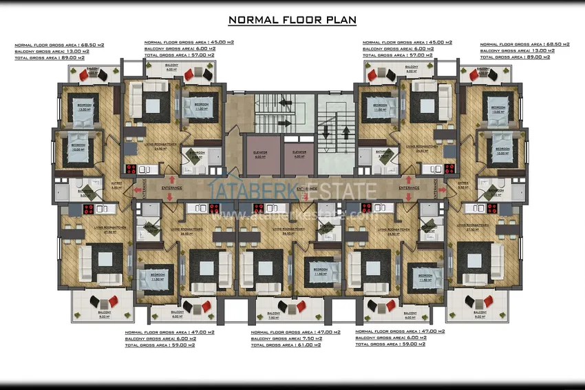 Buy cheap Resort properties at prices directly from the developer in Alanya — Payallar district 2 