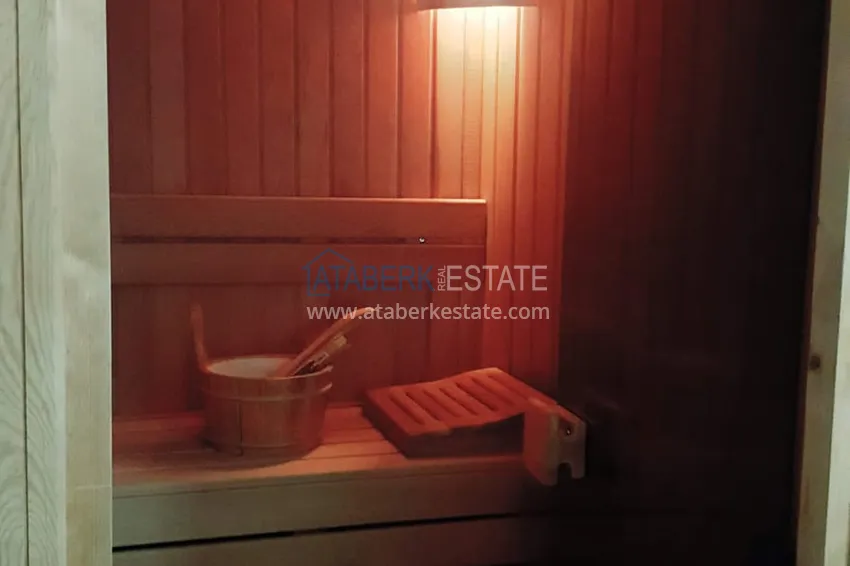 Purchase Apartment with furniture, private sauna and sea view in a townhouse – Alanya, Avsallar 23 