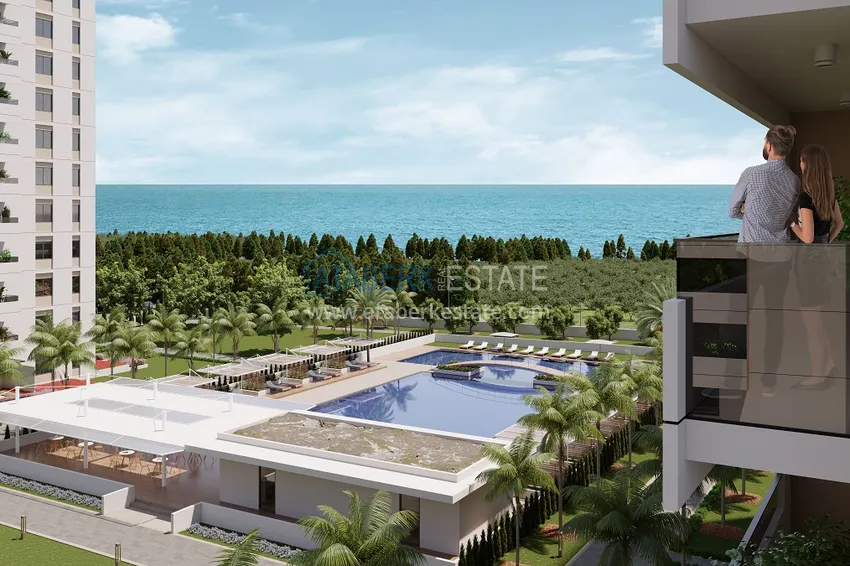 Investment-profitable premium class project on the 2nd coastline in Mersin 3