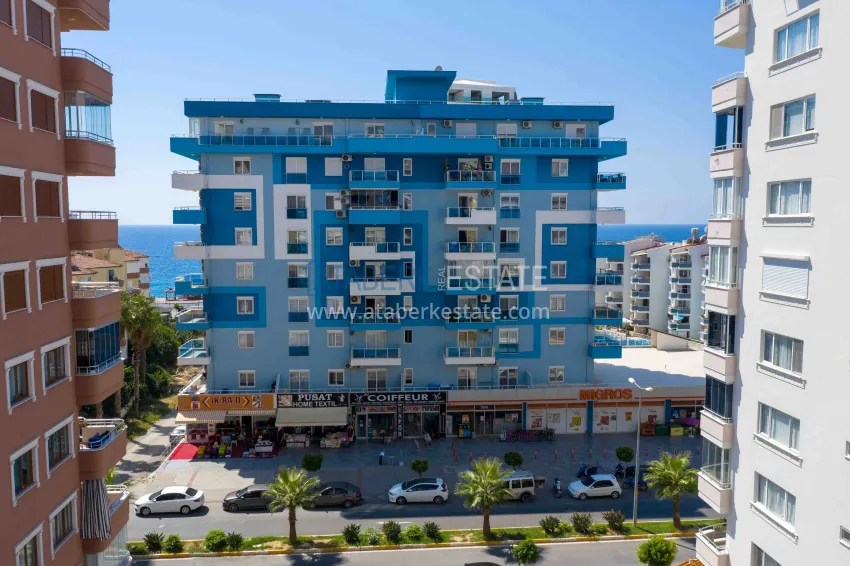 2+1 apartment with a terrace of 70 m² in Alanya, Mahmutlar district - furnished and with sea view 4 