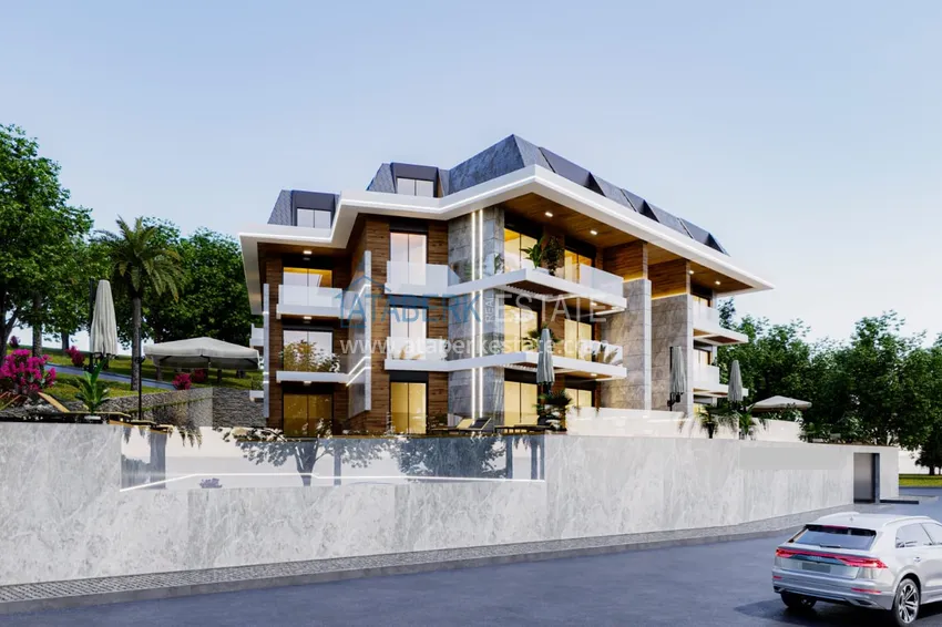 Duplex apartments in the new ultra-luxury residence project in Alanya, Hasbahce district 4 