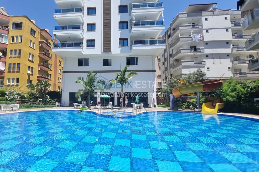 1+1 furnished apartment for rent in the center of Mahmutlar No. 4 6 