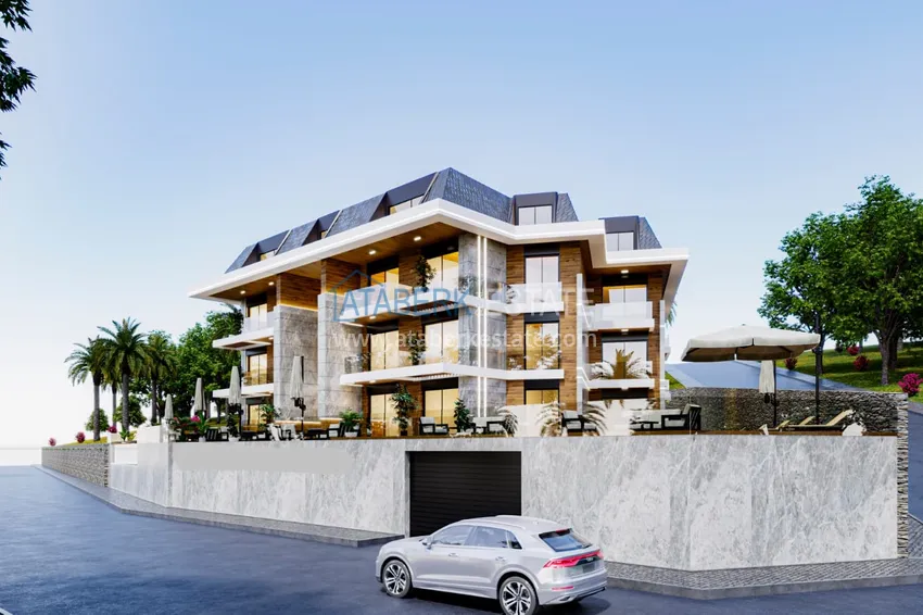 Duplex apartments in the new ultra-luxury residence project in Alanya, Hasbahce district 5 