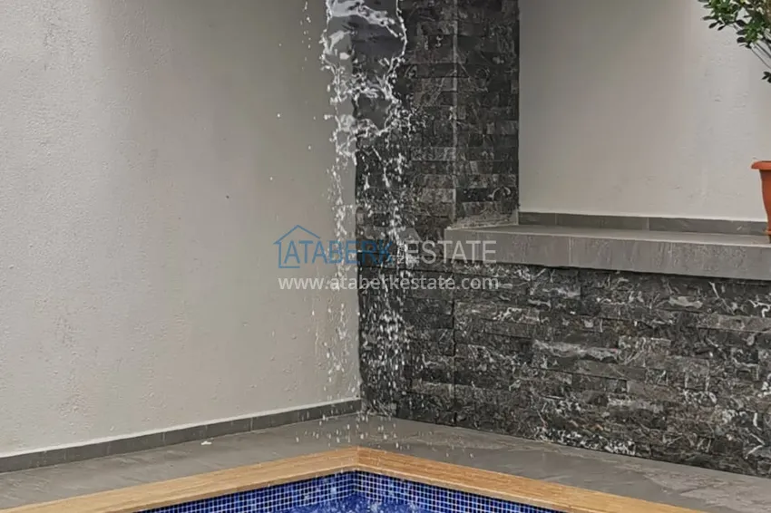 1+1 apartment with beautiful Mediterranean views — Alanya, Tosmur district A21 6 