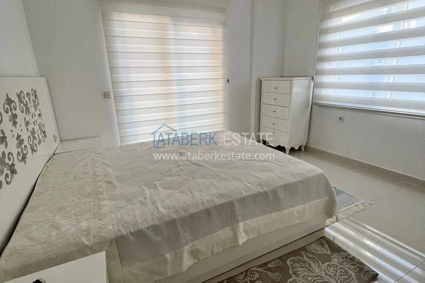 Purchase  Furnished 2+1 apartment with mountain and sea views, Alanya center Cleopatra beach area 6 