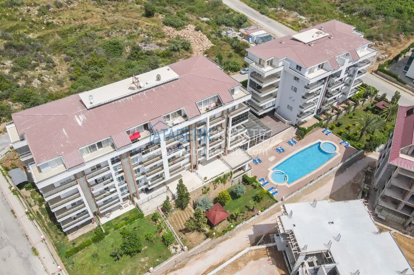 Furnished duplex penthouse in a comfortable complex, Kestel - Alanya 6 