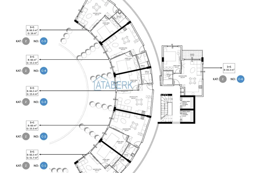 Buy cheap Luxury real estate from a developer in Alanya, Oba district 13