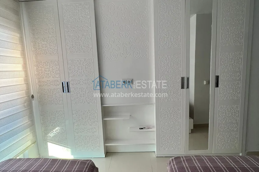 Purchase  Furnished 2+1 apartment with mountain and sea views, Alanya center Cleopatra beach area 9 