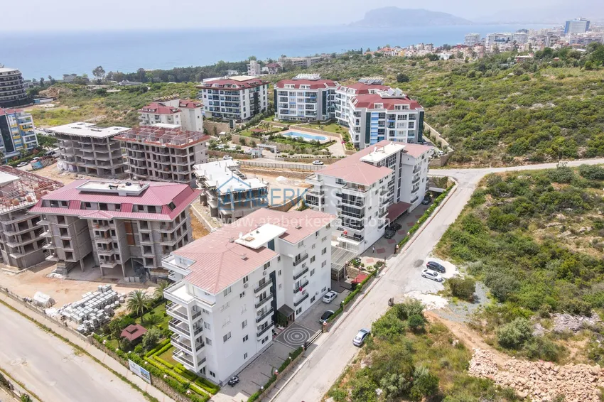 Furnished duplex penthouse in a comfortable complex, Kestel - Alanya 9 