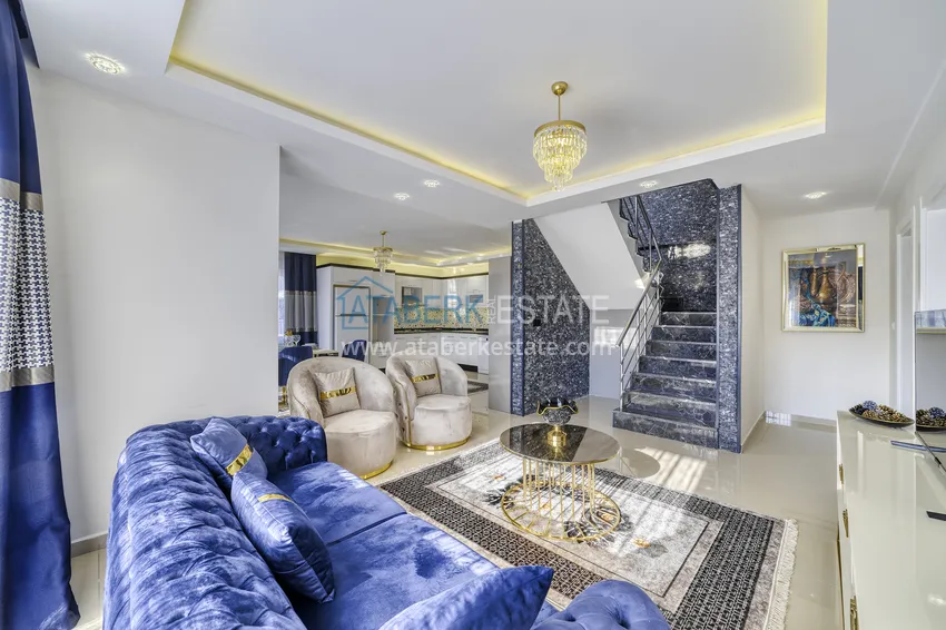 Purchase Furnished duplex penthouse in a comfortable complex, Kestel - Alanya 6 