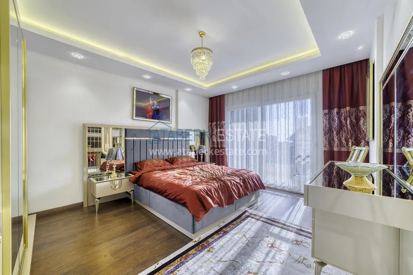 Purchase Furnished duplex penthouse in a comfortable complex, Kestel - Alanya 10 