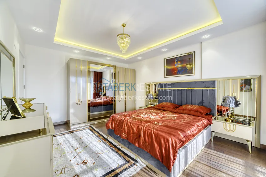 Purchase Furnished duplex penthouse in a comfortable complex, Kestel - Alanya 11 