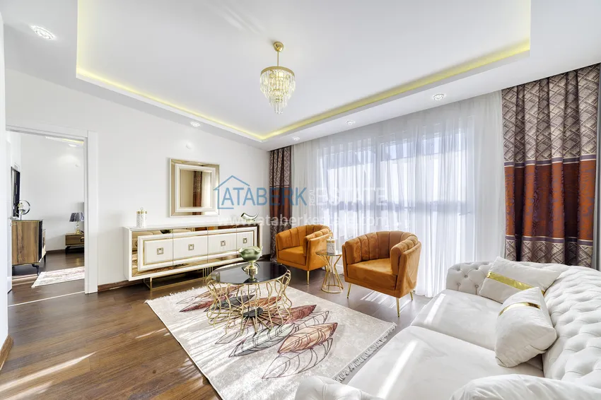Purchase Furnished duplex penthouse in a comfortable complex, Kestel - Alanya 14 