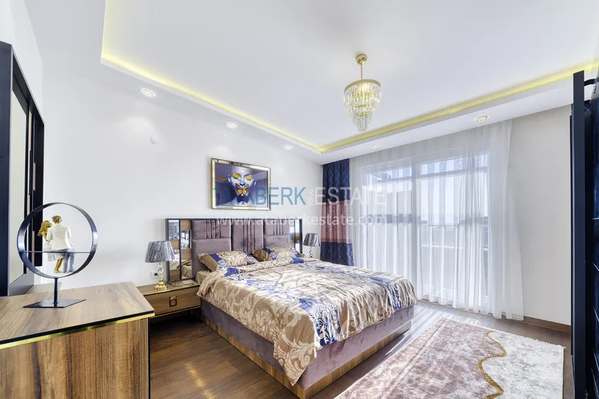 Purchase Furnished duplex penthouse in a comfortable complex, Kestel - Alanya 18 