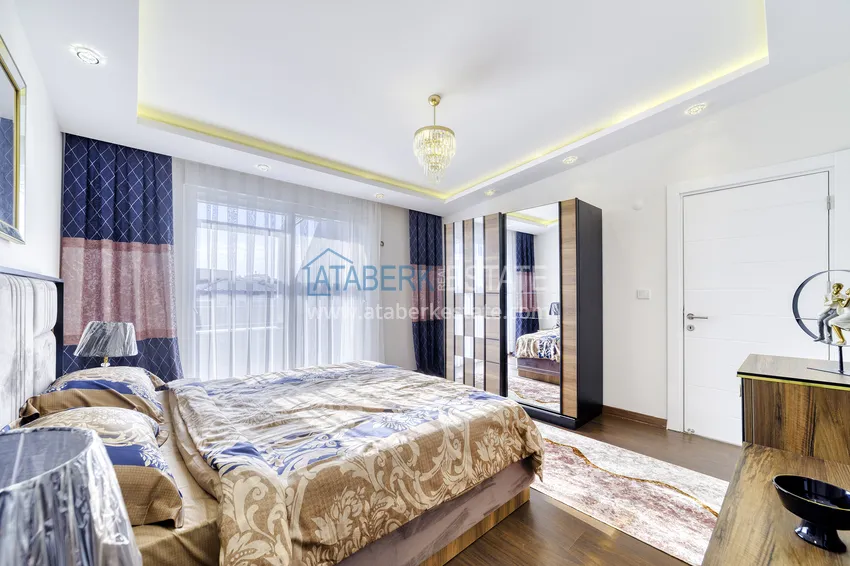 Purchase Furnished duplex penthouse in a comfortable complex, Kestel - Alanya 19 