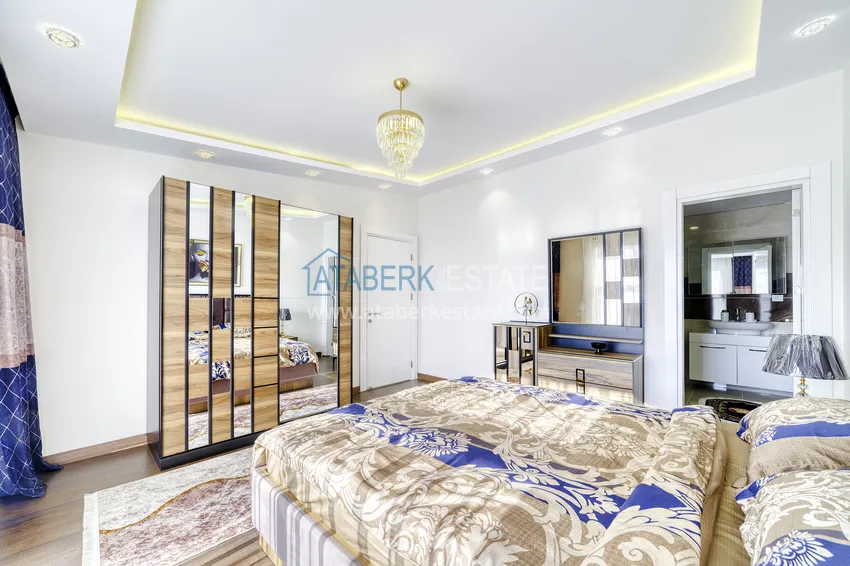 Purchase Furnished duplex penthouse in a comfortable complex, Kestel - Alanya 21 
