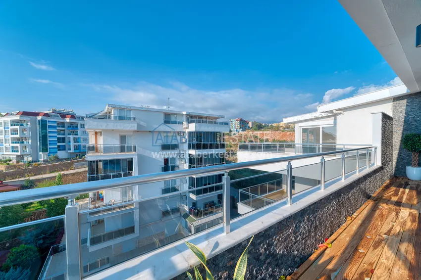 Purchase Furnished duplex penthouse in a comfortable complex, Kestel - Alanya 26 