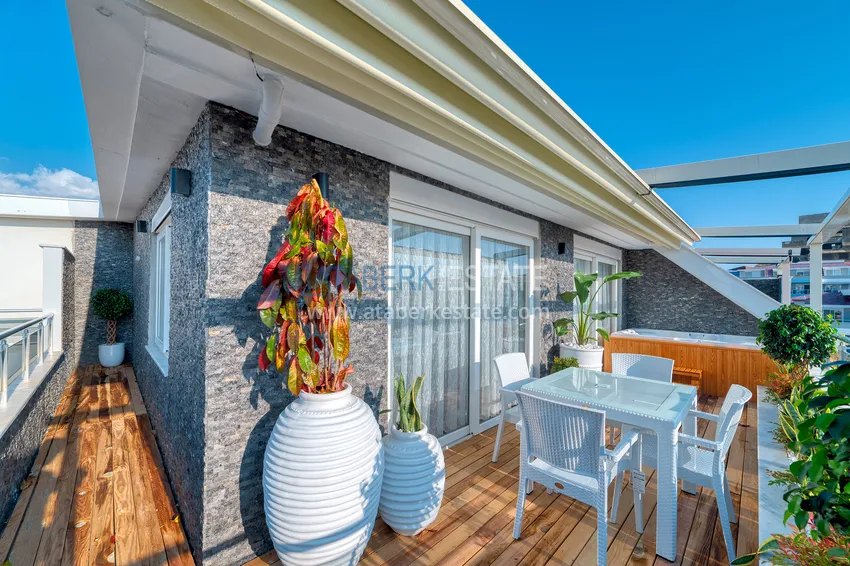 Purchase Furnished duplex penthouse in a comfortable complex, Kestel - Alanya 27 