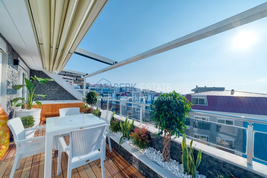 Purchase Furnished duplex penthouse in a comfortable complex, Kestel - Alanya 28 