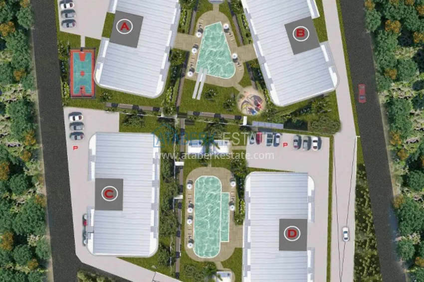 A new stylish investment project at the excavation stage in Oba, Alanya 18 