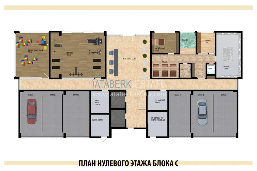 Buy cheap Modern complex in Alanya, Oba district 9 