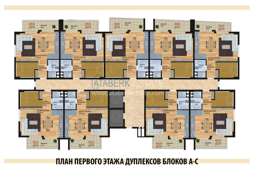 Buy cheap Modern complex in Alanya, Oba district 15 