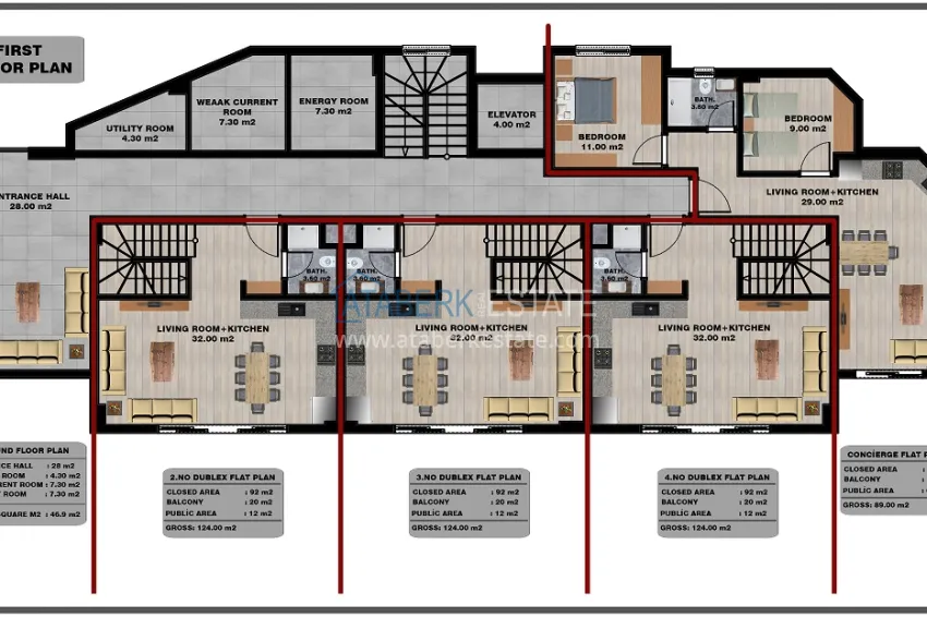 Buy cheap Apartments at prices directly from the developer — Alanya, Tosmur district 1 