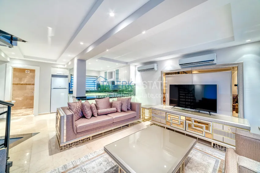 Purchase  Spectacular semi-detached villa with luxury new furniture and the right to citizenship in the Demirtas area 11 